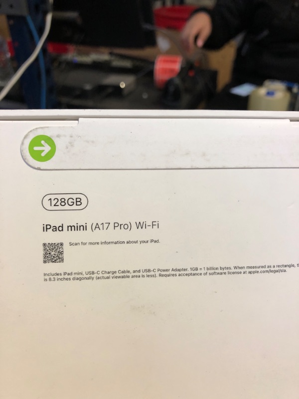 Photo 6 of Apple iPad Mini (A17 Pro) Wi-Fi 128GB (2024) - Starlight
 (FACTORY SEALED)