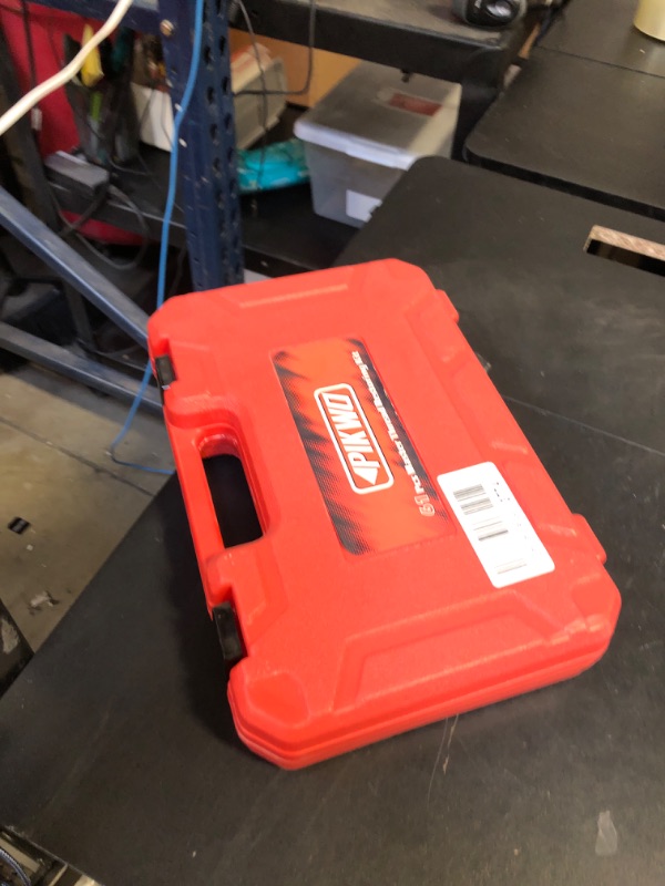 Photo 1 of Pikwo 61Pcs Thread Restorer Kit, Rethread Repair Tool, UNC UNF & MetricThread Chaser Set with Thread Pitch Gauge