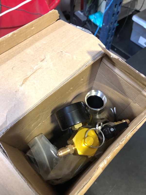 Photo 1 of AC Flush Kit Home A/C Flush Tool Automotive HVAC Flush Kit Thickened Stainless Steel Canister House AC Flushing Kit Auto Air Conditioning Flush Bottle R134A R12 R22 R404 R410A AC System Flush Can Set