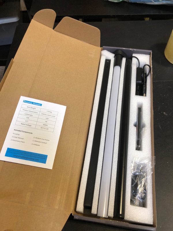 Photo 1 of Corner Floor Lamp,60” Smart RGB LED Corner Lamp with App and Remote Control, Color Changing Ambience Light with Music Sync, Easy to Install, Led Floor Lamp for Living Room Bedroom Gaming Room