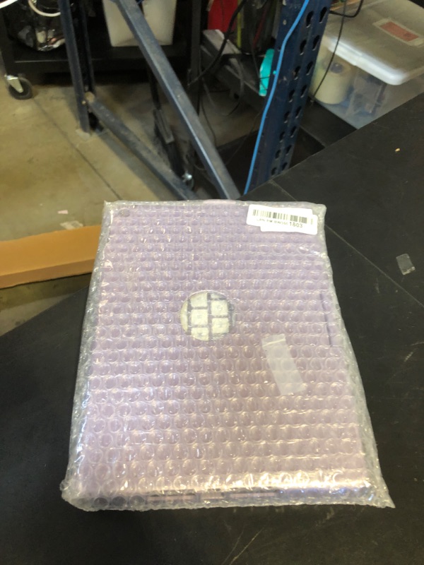 Photo 1 of Touch Keyboard Case for iPad 9th Generation (10.2", 2021), 10 Color Backlight, 360° Slim Cover, Bluetooth Keyboard with Pencil Holder, Compatible with iPad 8th Gen 2020, 7th Gen 2019, Light Purple (MISSING CORD)