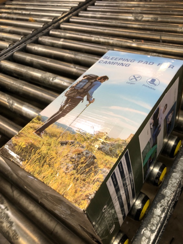 Photo 1 of GGOV Camping Sleeping Pad, Extra Thickness 4.7 Inch Inflatable Sleeping Mat Lightweight Waterproof Camping with Built-in Pump Air Mattress for Backpacking, Hiking, Tent, Traveling