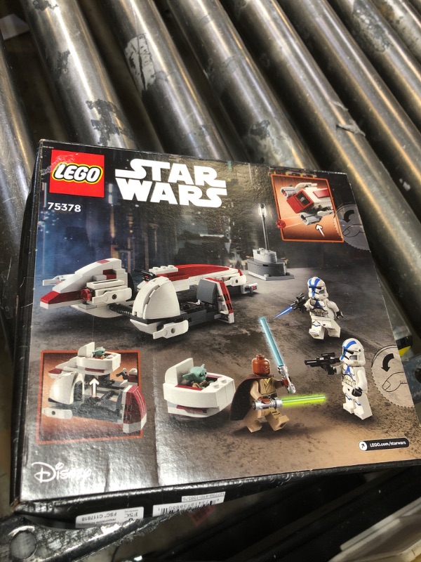 Photo 1 of LEGO Star Wars BARC Speeder Escape, Mandalorian Toy Building Set for Kids, May The 4th Be with You Decoration with Kelleran Beq and Grogu, Star Wars Toy for Boys, Girls and Fans Ages 8 and Up, 75378