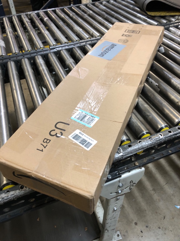 Photo 1 of Gaahing Aluminum Floor Transition Threshold Strip, Bridge The Height Gap Between 0.3 to 1.6 inches for Doorway Ramp (35.4in x 3.9in, Matte Black)