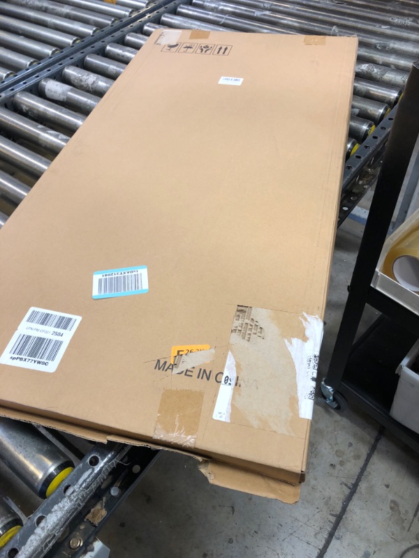 Photo 1 of Framed Wall Art Canvas Picture Prints Large Brown Abstract Canvas Artwork Contemporary Canvas Prints Wall Pictures for Home Living Room Bedroom Office Hotel Wall Decor Ready to Hang 20x40in Natural