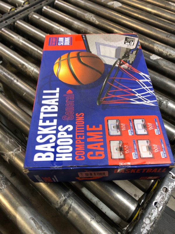 Photo 1 of HopeRock Indoor Mini Basketball Hoop for Kids, Basketball Hoops Over The Door with LED Lighting, Mini Hoop with Scoreboard & 3 Balls, Basketball Toys Gifts for 5 6 7 8 9 10 11 12 Year Old Boys Girls