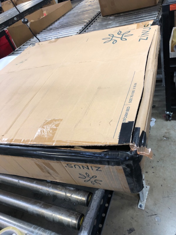 Photo 3 of ZINUS SmartBase Heavy Duty Mattress Foundation, 16 Inch Metal Platform Bed Frame, No Box Spring Needed, Sturdy Steel Frame, Underbed Storage, King