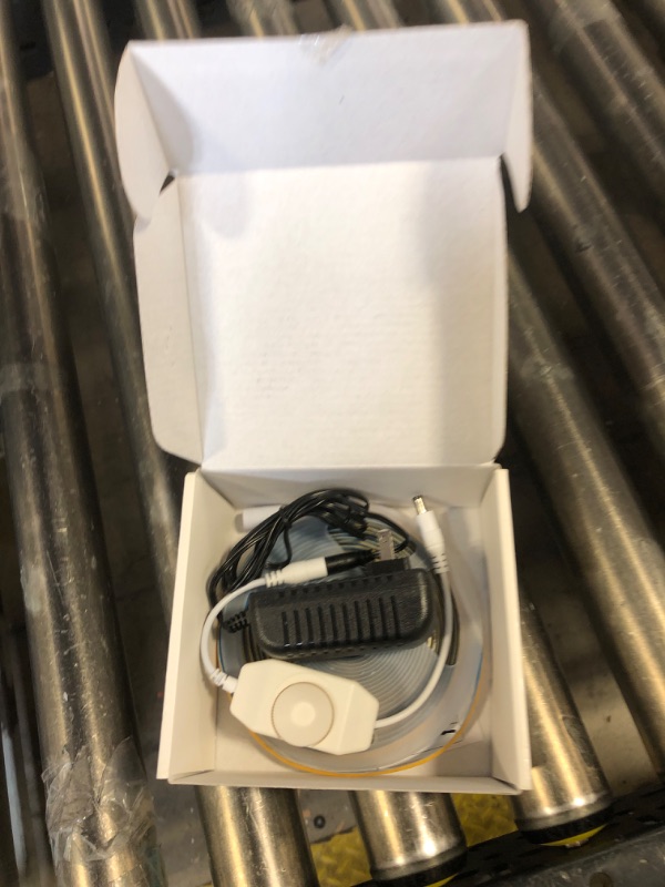 Photo 1 of GUPUP 16.4ft COB Turnable Rope Light,Warm White LED Strip Light,3000K 24V Tape Lights,1600 LEDs Density Light Strip with Dimmable Switch,Waterproof,3M Adhesive,CRI?90,Lights for Cabinet, Kitchen.