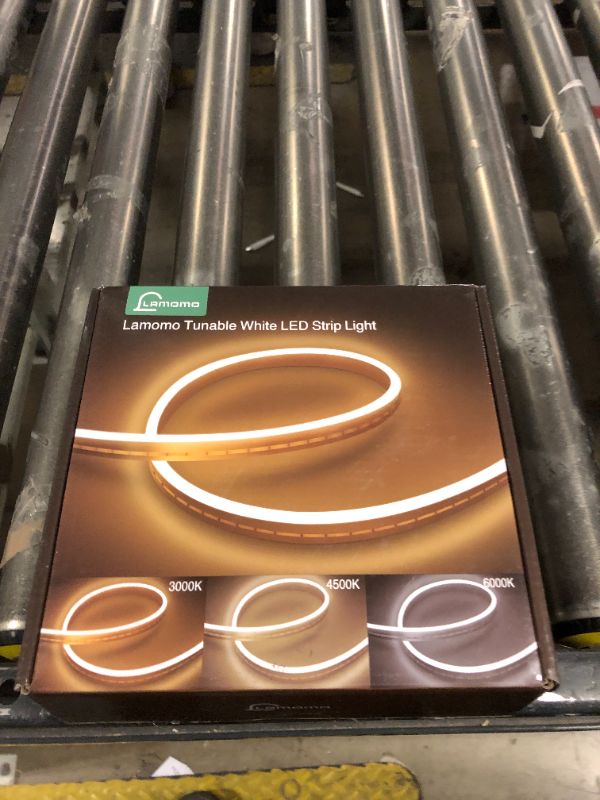 Photo 1 of Lamomo LED Strip Lights, Tunable White Neon Rope Lights with Remote, 16.4Ft Dimmable 3000K-6000K Flexible Led Light Strip, Waterproof Silicone 24V Neon Lights for Bedroom Home Decor Warm White