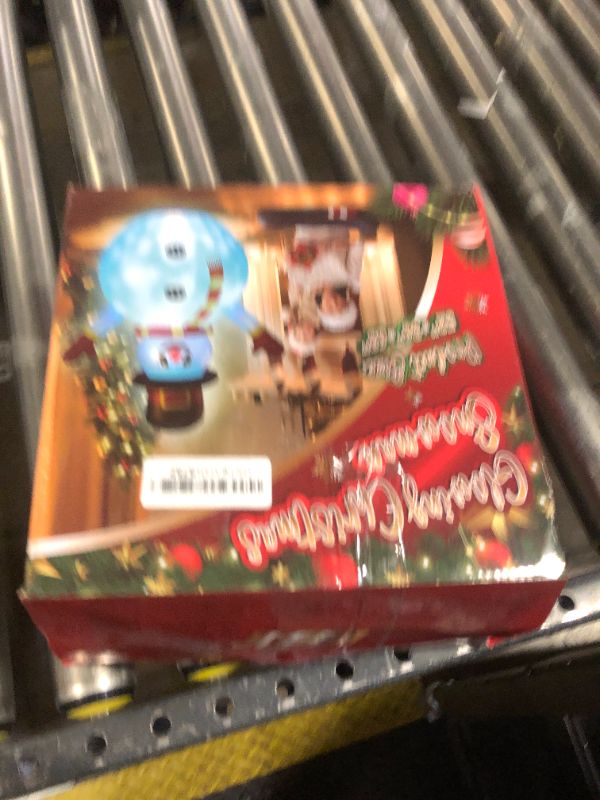 Photo 1 of JOSEN 5.3FT Christmas Inflatables Snowman Outdoor Decorations, Blow up Snowman Christmas Yard Decorations, Built-in Bright Colorful LEDs for Garden Patio Lawn Indoor Party Xmas Gifts