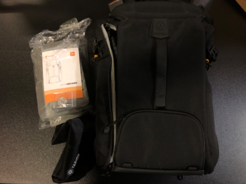 Photo 1 of TARION Large Camera Backpack Bag - Large Photo Backpack with ????-???? ??????? 15.6" Laptop Sleeve Waterproof Raincover DSLR Backpack for Outdoor Photography Hiking Travel Black HX-L