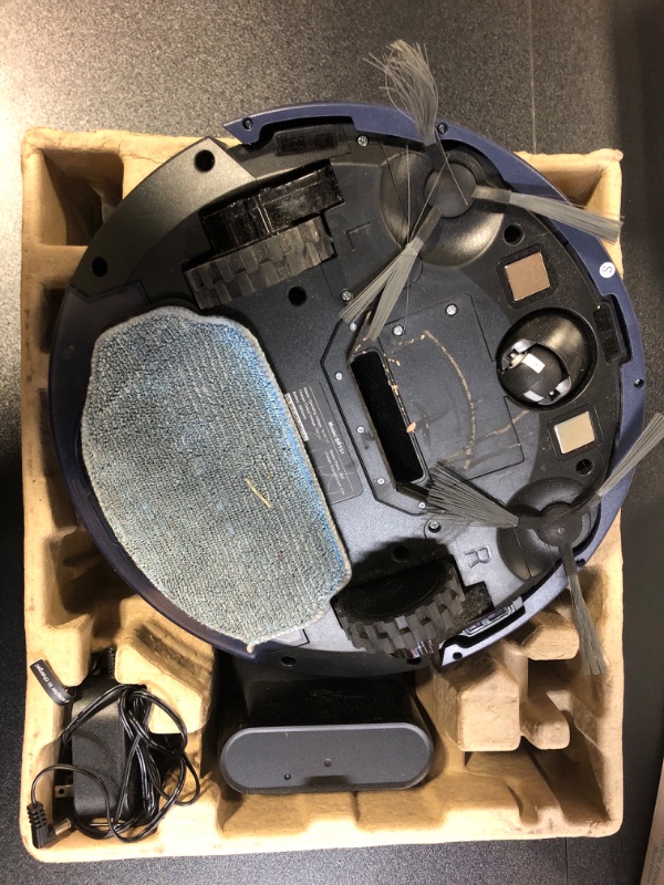 Photo 1 of ZCWA Robot Vacuum, Robot Vacuum and Mop Works with WiFi,APP, Remote, 2 in 1 Robot Vacuum Cleaner Self Charging, Robot Vacuum and Mop Combo Perfect for Pet Hair, Carpets, Hard Floors