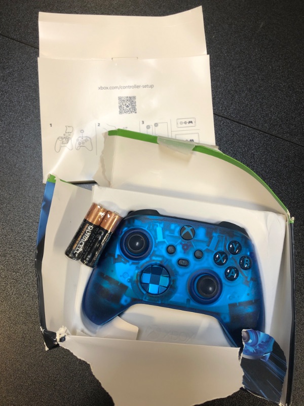 Photo 1 of Microsoft Xbox Wireless Controller Sky Cipher Special Edition - Wireless & Bluetooth Connectivity - New Hybrid D-Pad - New Share Button - Featuring Textured Grip - Easily Pair & Switch Between