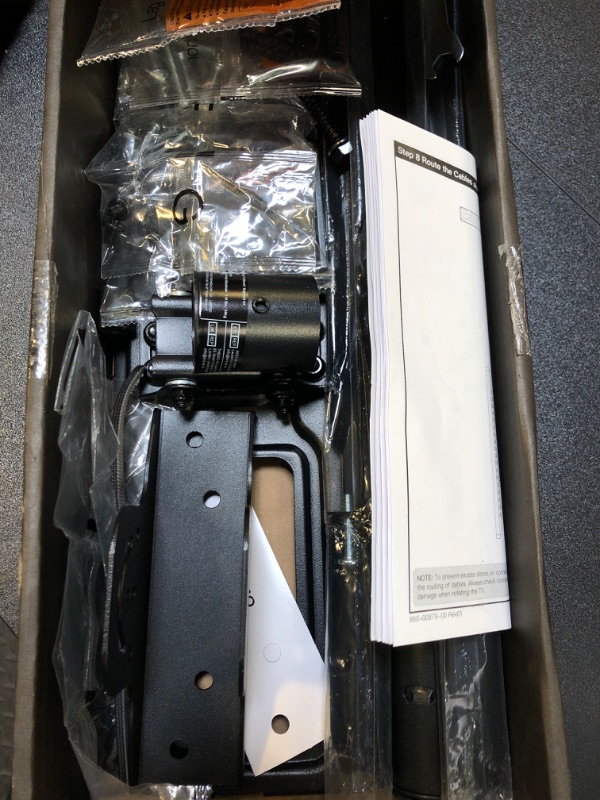 Photo 1 of Perlesmith Ceiling TV Mount, Hanging Full Motion TV Mount Bracket Fits Most 26-55 inch LCD LED OLED 4K TVs, Flat Screen Displays