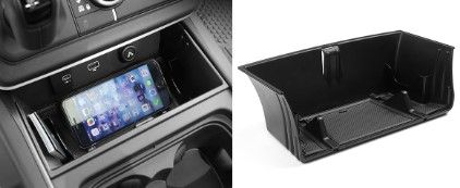 Photo 1 of Karltys Center Console Organizer for 2020-2025 Land Rover Defender Accessories 90 110 130 (NOT for Refrigerator Version), Durable ABS Middle Console Tray