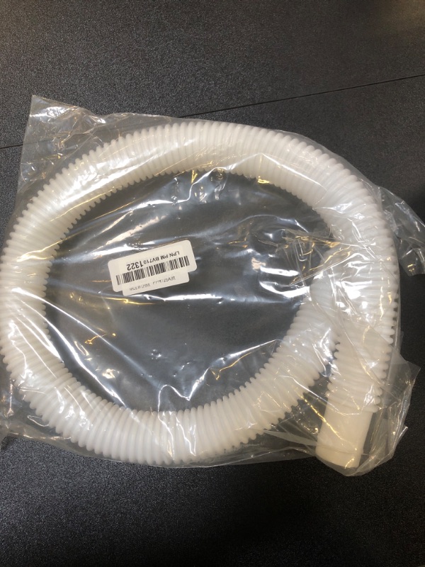 Photo 2 of Ximoon 1-1/4 Inch x 3 Foot Long White Above Ground Pool Flex Connection Pool Skimmer Hose Suction or Filter