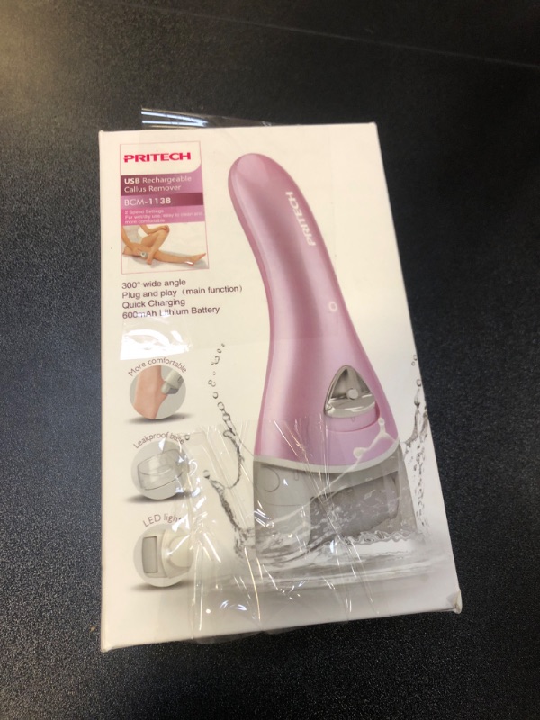 Photo 1 of Electric Feet Callus Removers Rechargeable,Portable Electronic Foot File Pedicure Tools, Electric Callus Remover Kit,Professional Pedi Feet Care Perfect for Dead,Hard Cracked Dry Skin?Pink?