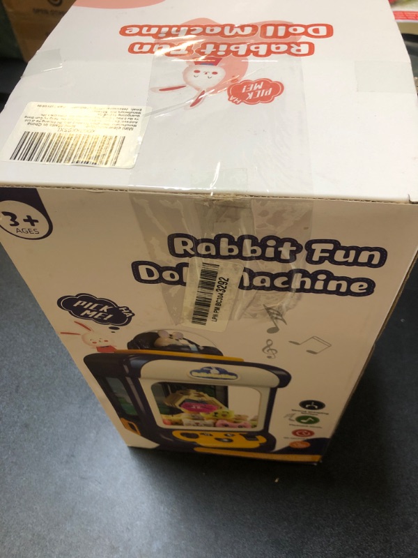 Photo 1 of Claw Machine for Kids,Mini Vending Machines Candy Grabber Prize Dispenser Toys for Girls,Electronic Arcade Claw Game Machine for Party Birthday with Lights Sound & 20 Plush Toys