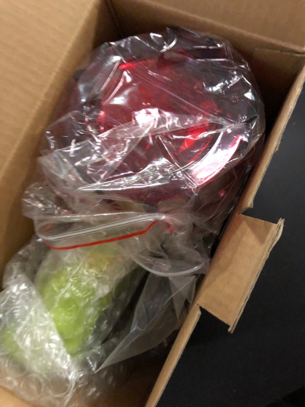 Photo 1 of YIERBLUE Rechargeable Spotlight with 200000 Lumen LED, IP67 Waterproof Handheld Flashlight Searchlight with Detachable Red Light Filter, 24 Hours Long Running (Fluorescent)