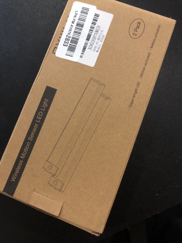 Photo 1 of 30-LED Under Cabinet Lights,USB Rechargeable Kitchen Cupboard Night Light,Battery Operated Under Counter Closet Lighting,Motion Detector Night Light,Wireless Magnetic Motion Activated Light-2Pack