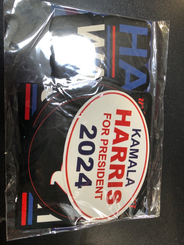 Photo 2 of 10 Packs Kamala Harris for President Bumper Sticker,Harris Walz 2024 Decal Stickers,Kamala Harris Walz Presidential Election Campaign Merchandise for Laptop Window Car We are Not Going Back