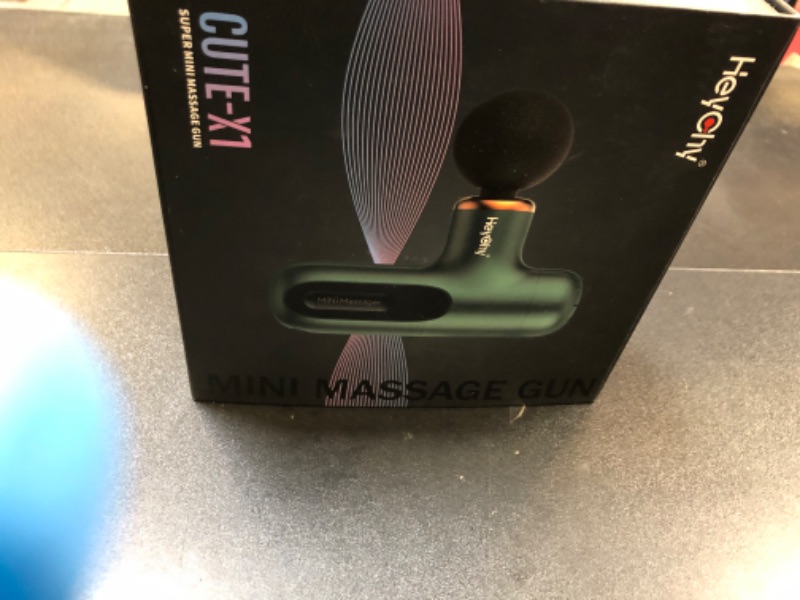 View 2 of HEYCHY Super Mini Massage Gun, Percussion Deep Tissues Muscle Massager, Travel Massage Gun, Compact Sports Massager, Portable Handheld Massager for Office Gifts for Her, Home, Athletes