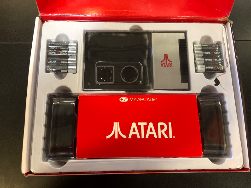Photo 1 of My Arcade Atari Game Station Pro: Video Game Console with 200+ Games, Wireless Joysticks, RGB LED Lights, Atari 2600/5200/7800 and More