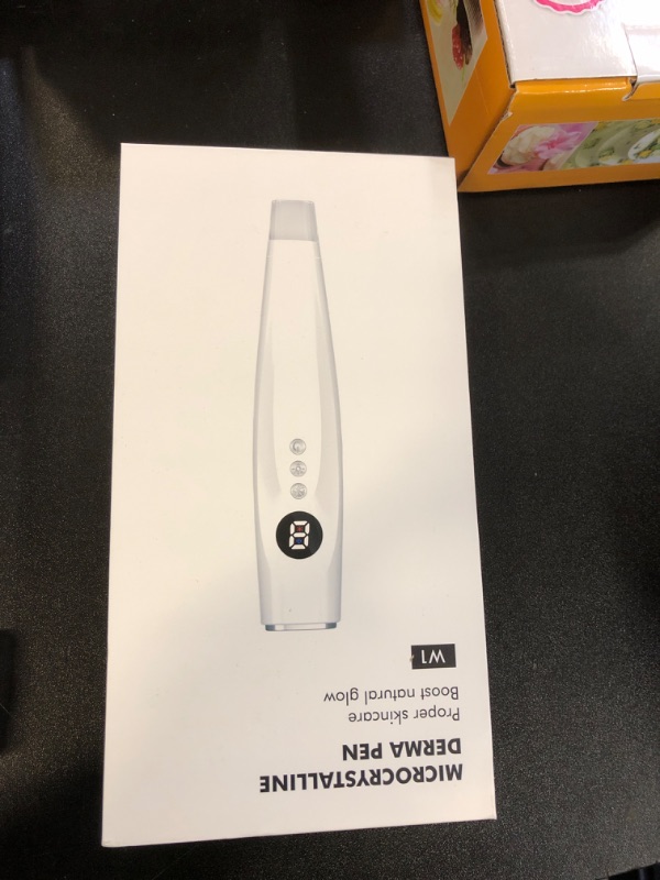 Photo 1 of Nano Needling Derma Pen for Enhanced Absorption with 3 Replacement Cartridges, Cooling Function Thermal Technology Cordless Handheld Vibration LED Light Therapy Facial Contouring Device