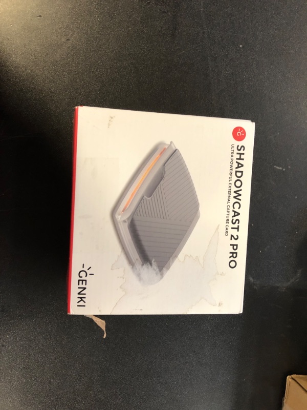 Photo 1 of Genki ShadowCast 2 Pro - Powerful External 4K60 Input and Output Capture and Streaming Card with Ultra-Low Latency HDMI Passthrough for The PS5, PS4/Pro, Xbox Series X/S, Switch, iPad Pro and more