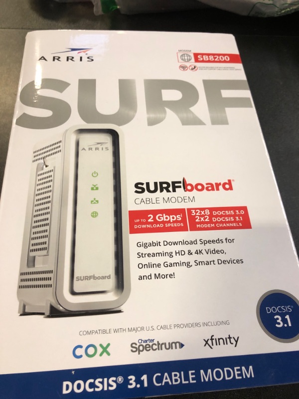 Photo 2 of ARRIS (SB8200) - Cable Modem - Fast DOCSIS 3.1