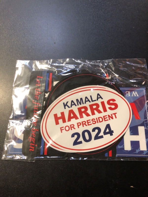 Photo 2 of 10 Packs Kamala Harris for President Bumper Sticker,Harris Walz 2024 Decal Stickers,Kamala Harris Walz Presidential Election Campaign Merchandise for Laptop Window Car We are Not Going Back