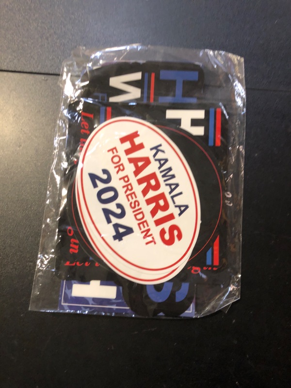 Photo 2 of 10 Packs Kamala Harris for President Bumper Sticker,Harris Walz 2024 Decal Stickers,Kamala Harris Walz Presidential Election Campaign Merchandise for Laptop Window Car We are Not Going Back