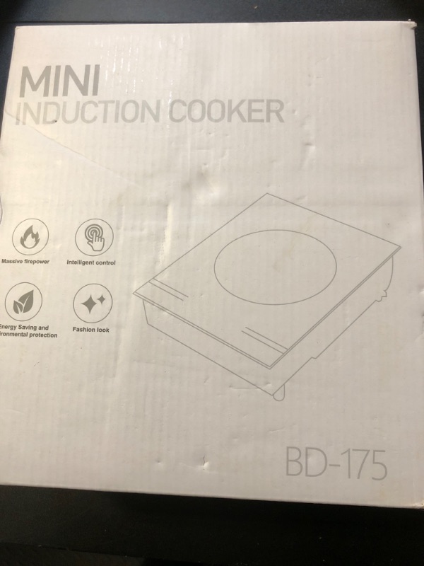 Photo 1 of Abangdun Mini Induction Cooktop, 500W /110V Mini Electric Countertop Burners Portable Small Induction Hot Plate