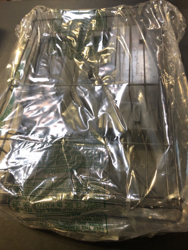 Photo 1 of Dish Drying Rack for Kitchen Counter - Large Dish Rack with Drainboard, Rustproof Dish Drainer with Utensil Holder for Sink, Black