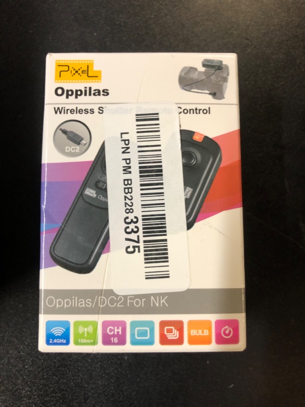 Photo 1 of Pixel 2.4G Wireless Remote Control DC2 Remote Shutter Release Compatible with Nikon MC-DC2 Z7 Z7II Z6 Z6II Z5 D5600 D3300 D5000 D5100 D5200 D5300 D90 D7000 D7100 D7200 D7500 D780 D610 D750 P7700 P7800