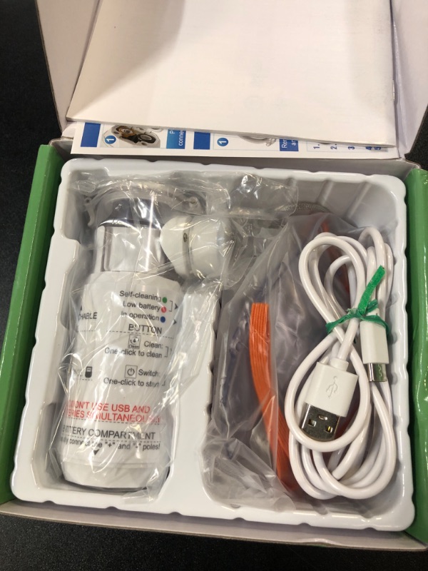 Photo 1 of Portable Nebulizer for Adults, Handheld Nebulizer for Kids, Portable Nebulizer Machine, Personal Steam Inhaler with Indicator Light, Automatic Cleaning, for Home, Car, Outdoor