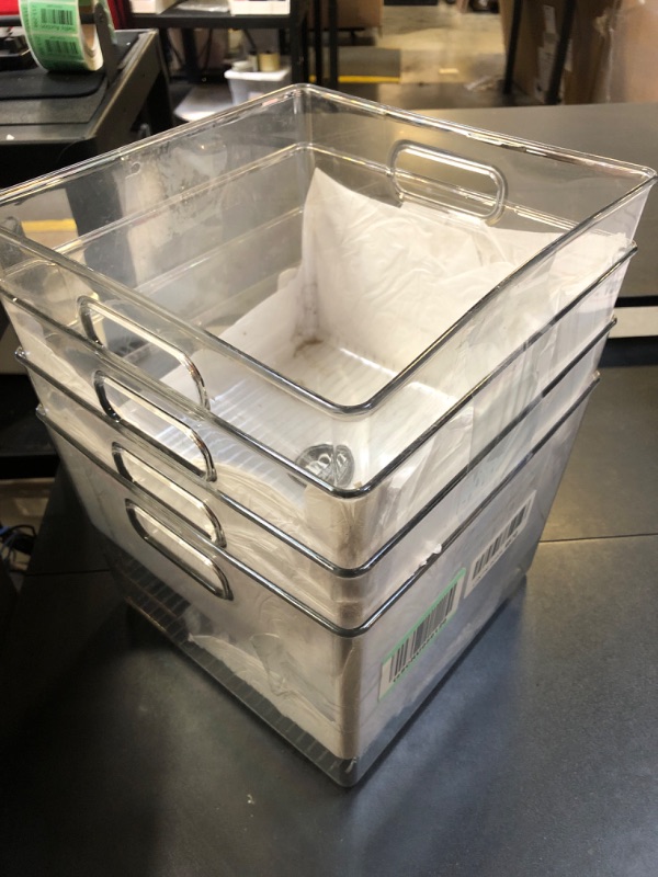 Photo 1 of 4 Pack Clear Storage Organizers 