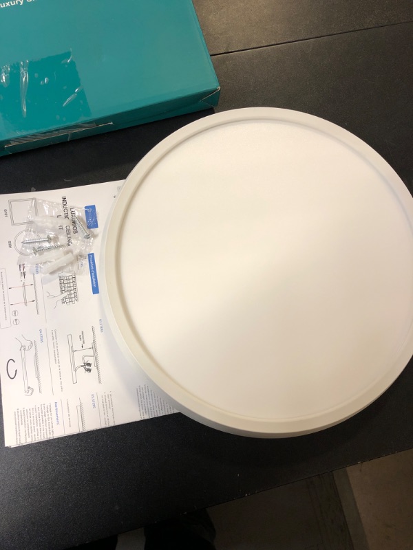 Photo 1 of DODOPEN Motion Sensor Ceiling Light Wired - 12 Inch Motion Activated Flush Mount Lighting Fixture - 24W LED Ceiling Light for Closet, Hallway, Porch, Laundry, Garage, Basements - 5000K White