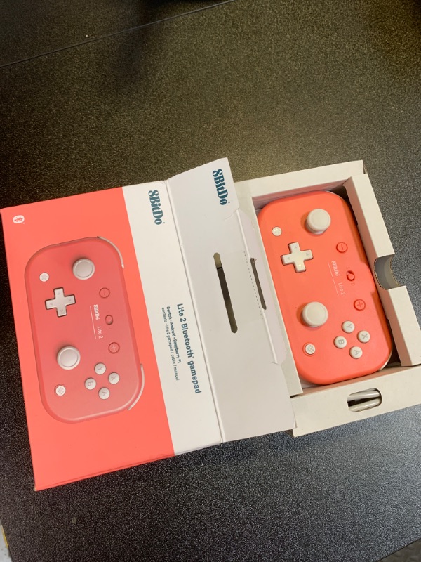 Photo 1 of 8Bitdo Lite 2 Bluetooth Gamepad for Switch, Switch Lite, Android and Raspberry Pi (Pink)