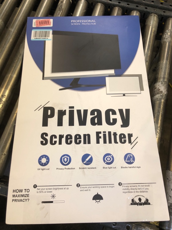 Photo 2 of [2-Pack] 29 Inch Computer Privacy Screen Filter for 21:9 Widescreen Monitor, Removable Eye Protection Anti Glare Blue Light Filter Privacy Shield, Anti Spy Screen Protector Film 29 In