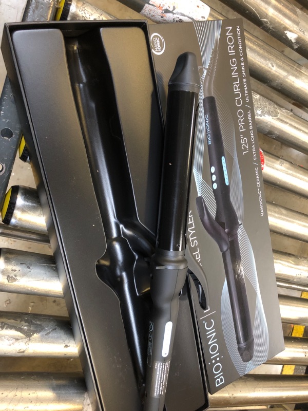 Photo 2 of Bio Ionic Long Barrel Styler, 1" Curling Iron with Moisture Heat Technology & NanoIonic MX, 2" Longer Barrel Hair Curler, Versatile Curling Wand