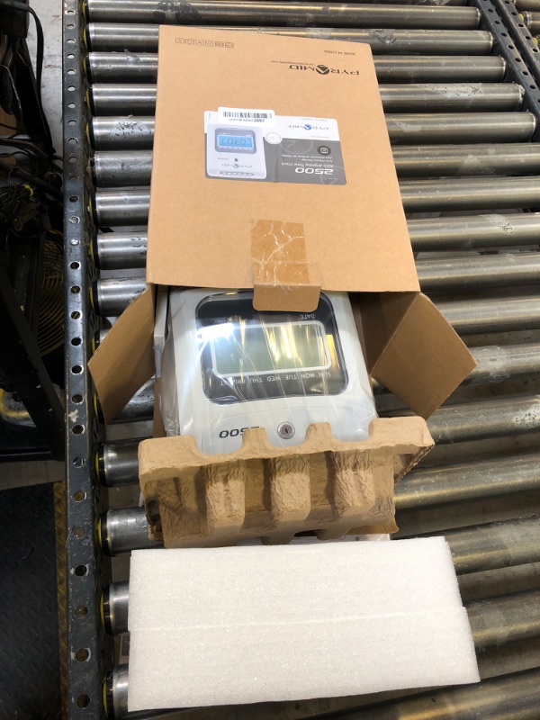 Photo 1 of Pyramid Time Systems Small Business 2500 Time Clock Bundle, Unlimited Employees, Ivory