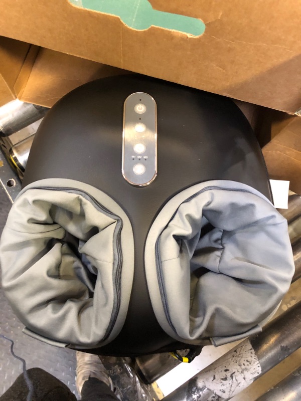 Photo 1 of Medcursor Foot Massager Machine with Heat, Deep Kneading Massager, Delivers Relief for Tired Muscles and Plantar, Multi-Level Settings & Adjustable Intensity for Home or Office Use (Black)
