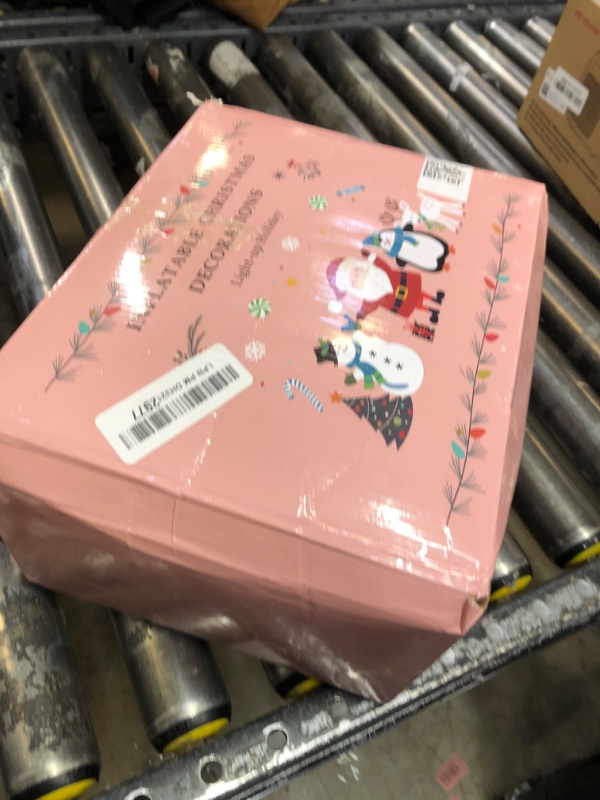 Photo 1 of 9Ft Christmas Inflatable Decoration Green Christmas Tree with Build in LED, Blow up Inflatable Tree with Multicolor Gift Boxes and Star for Christmas Party Indoor, Outdoor, Yard, Garden, Lawn Décor