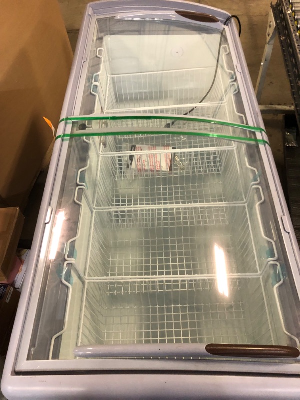 Photo 6 of KoolMore MCF-16C Commercial Ice Cream Freezer Display Case, 16 Cu. Ft, White