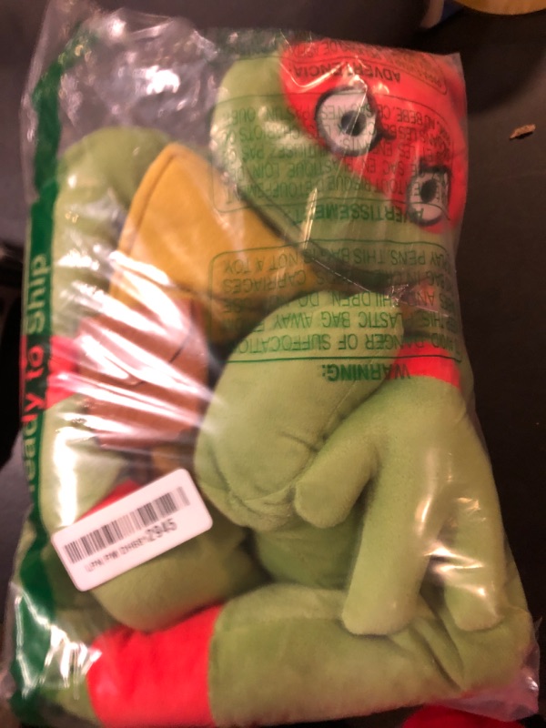 Photo 1 of Jay Franco Nickelodeon Teenage Mutant Ninja Turtles Raphael Plush Pillow Buddy - Super Soft Stuffed Character Pillow - Polyester Microfiber, 26 Inches