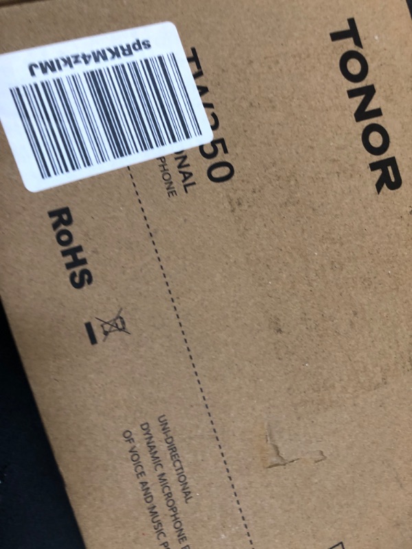 Photo 1 of TONOR Wireless Microphone Systems, UHF Cordless Karaoke Microphones, Handheld Dynamic Mic Microfono Kit with Receiver for Karaoke, Singing, Church, Adjustable Frequencies, 200ft Range TW350 Black