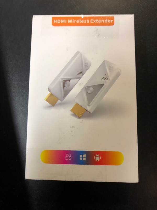 Photo 1 of Wireless HDMI Transmitter and Receiver 100ft/30m,4K Decode 1080P Output Wireless HDMI,2.4G/5G Plug&Play Portable HDMI Wireless,for Streaming Video and Audio to Monitor from Laptop/TV Box