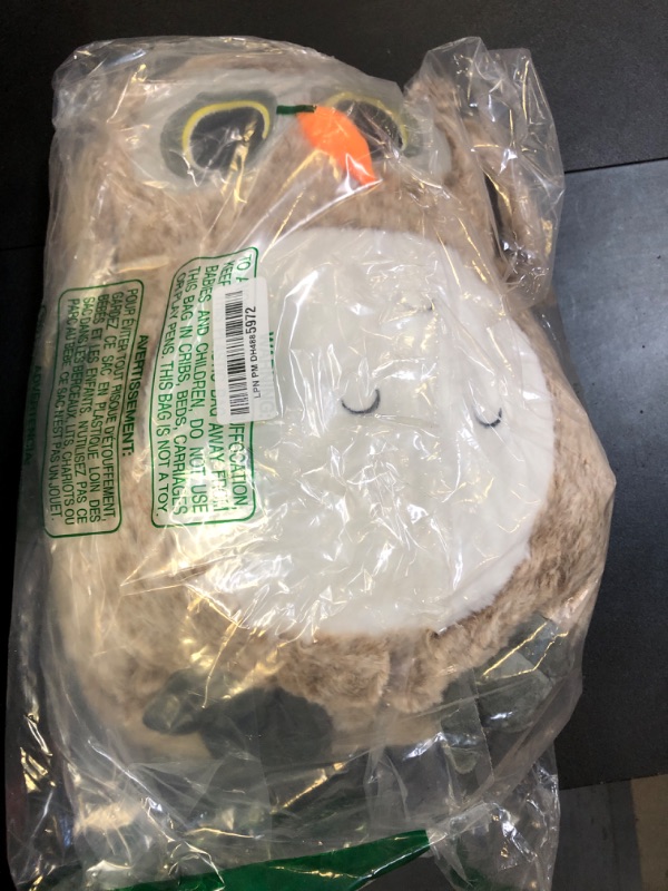 Photo 1 of Ryttir 15.7 Inch Chubby Gray Big Owl Stuffed Animals Plush, Adventure Stuffed Owl Toy, Brave Boy's and Girl's Room Owls Plush Decor, Funny Owl Gifts for Kids and Women Christmas