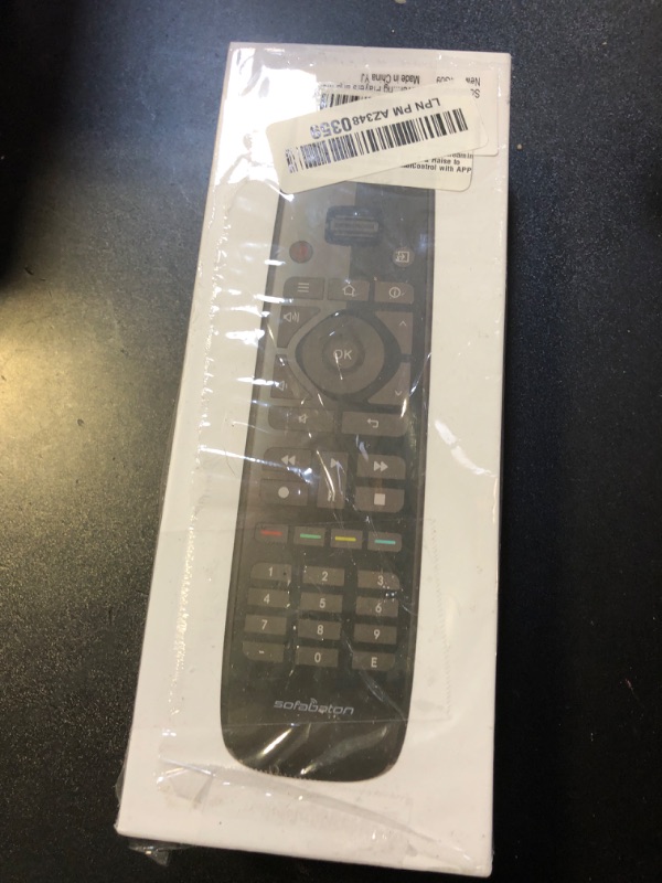 Photo 1 of SofaBaton U2 Universal Remote Compatible with TV/DVD/STB/Projector/Blu-ray/Streaming Players, Longer Infrared Signal & Raise to Wake, All-in-One Remote Control with APP & Customizable Macro Button